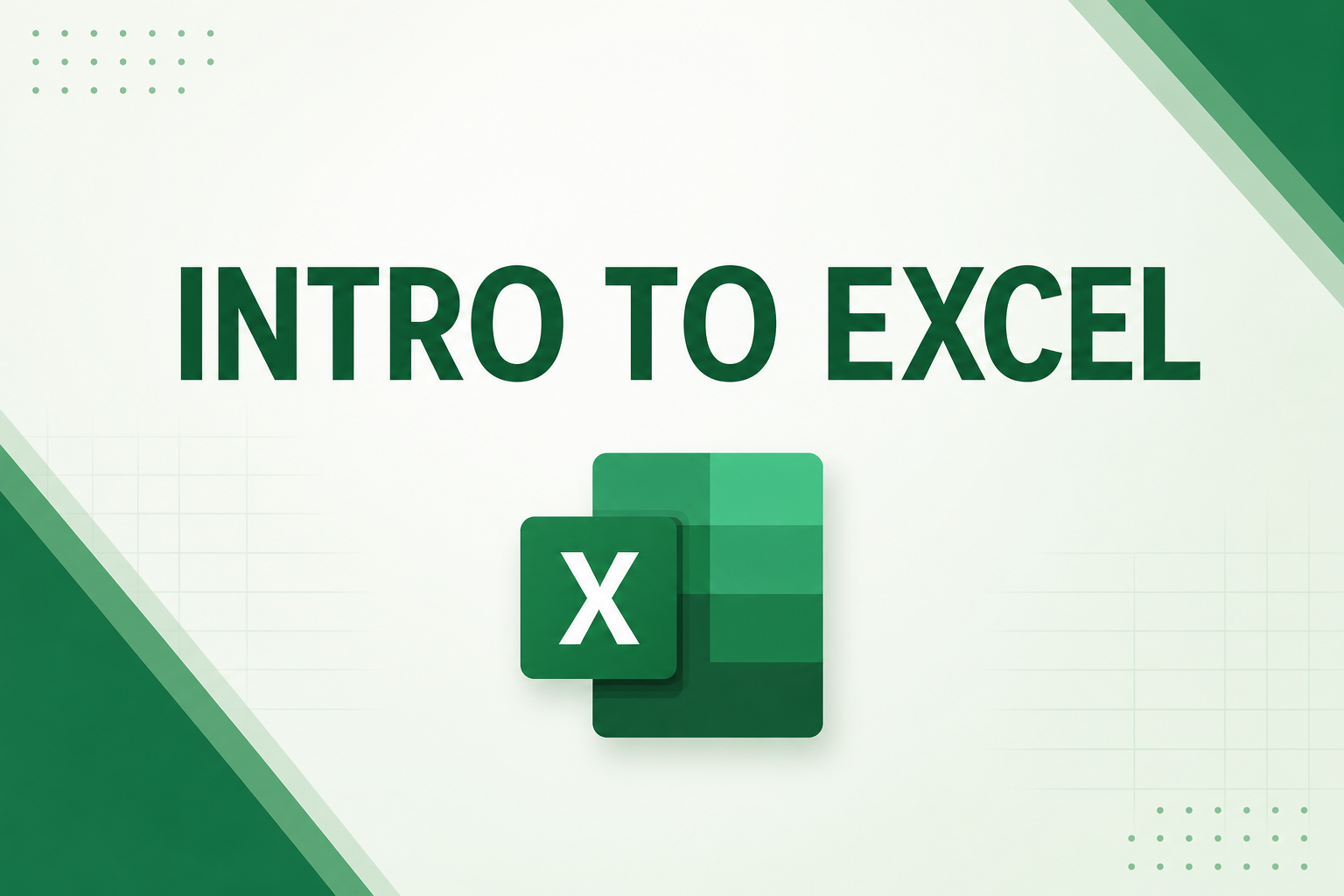 Intro to Excel: Tips and Tricks