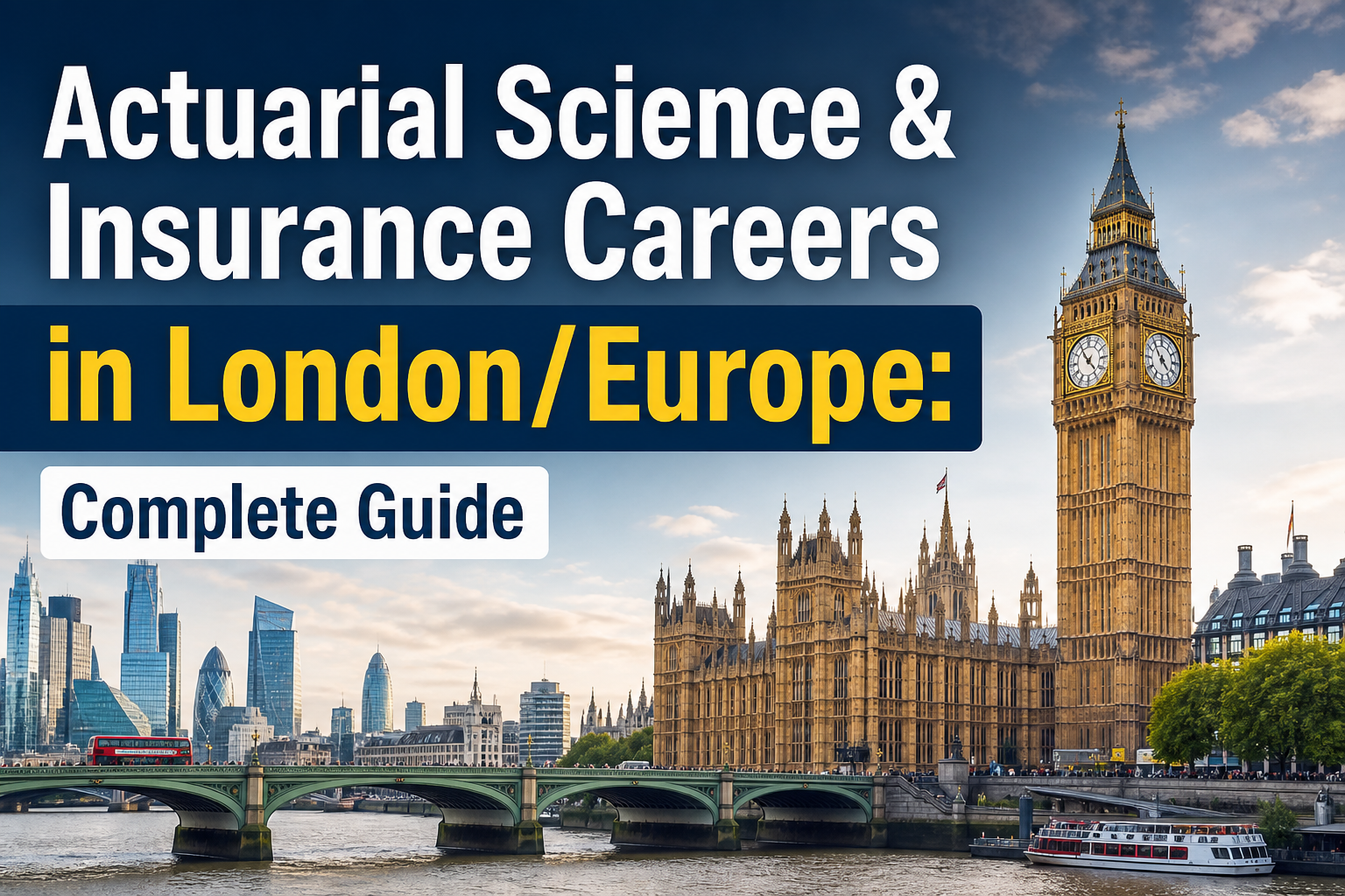Actuarial Science & Insurance Careers in London/Europe: Complete Guide
